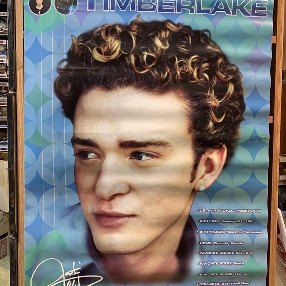 3 Older Full Sized Nsync 2000-01 ZeeKs Original Poster Lot FUNKY Music Boy Band - Picture 4 of 8